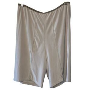 Undersummer Nude High Waisted Silky Slip Shorts/ Biker Shorts Size 2X